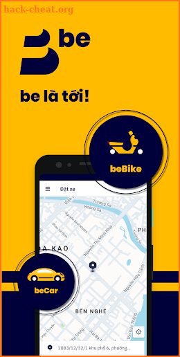 be - Vietnamese ride-hailing app screenshot
