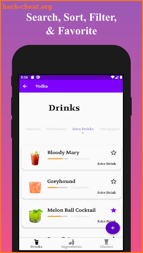 Be Your Own Bartender: Cocktails & Mixed Drinks screenshot