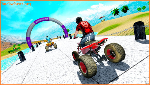 Beach ATV Bike Water Surfer Racer screenshot