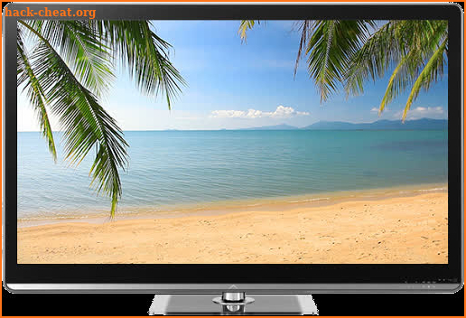 Beach Background on Android TV screenshot