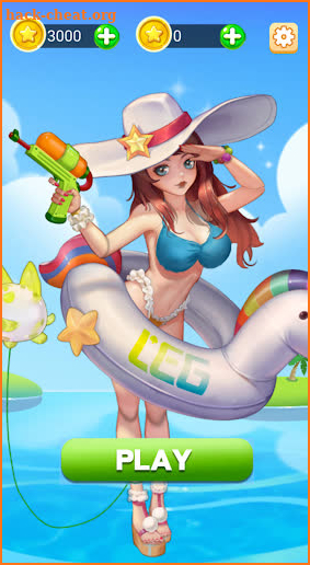 Beach matching game screenshot