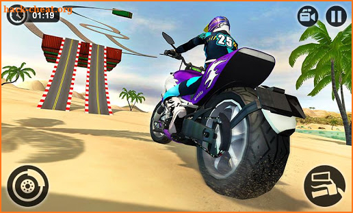 Beach Motorbike Stunts Master 2019 screenshot