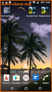 Beach Palms PRO Summer Sea shore 3D Live Wallpaper screenshot