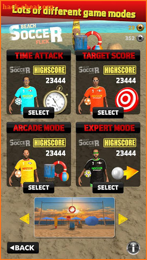 Beach Soccer Flick Pro screenshot