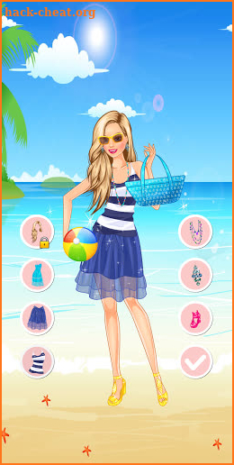Beach Style Dress Up Game screenshot