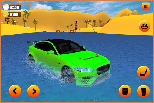 Beach Water Surfer Car Driver: Floating Stunts screenshot