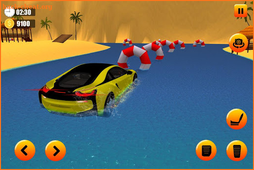 Beach Water Surfer Car Driver: Floating Stunts screenshot