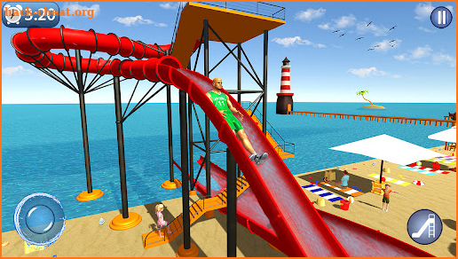 Beach Water Swimming Pool Sims screenshot