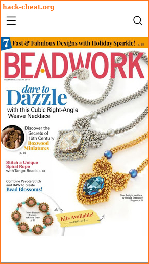 Beadwork Magazine screenshot