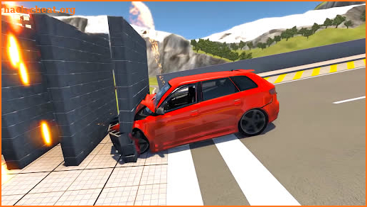 Beam Drive Road Crash 3D Games screenshot