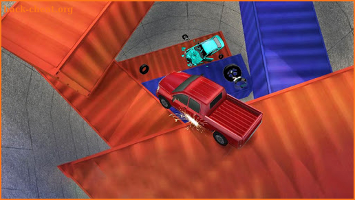 Beamng Drive Death Stair Car Speed Crash screenshot