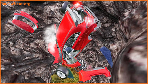 Beamng Drive Death Stair Car Speed Crash screenshot