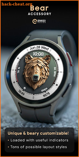 Bear Accessory - watch face screenshot