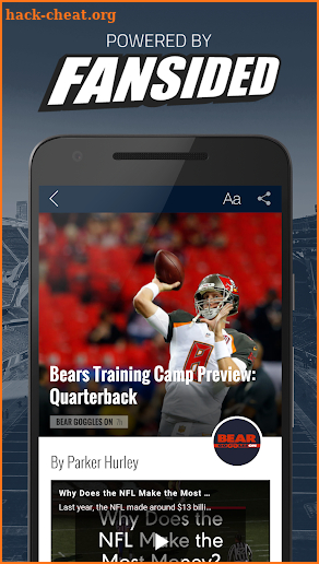 Bear Goggles On: News for Chicago Bears Fans screenshot