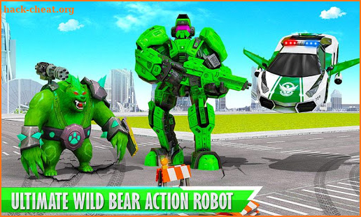 Bear Robot Car Transform: Flying Car Robot War screenshot