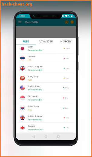 Bear VPN - Free & Unlimited VPN screenshot