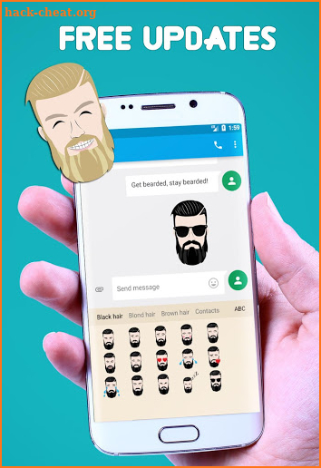 Beard Emojis + screenshot