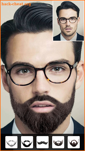 Beard Photo Editor - Hairstyle screenshot