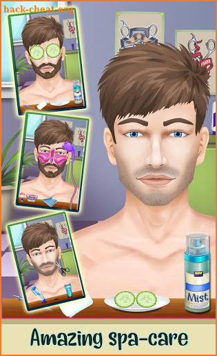Beard Salon - Hair Cutting Game, Color by Number screenshot
