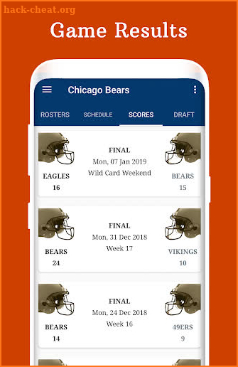 Bears - Football Live Score & Schedule screenshot
