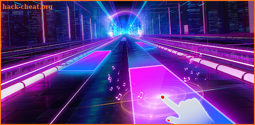 Beat Notes Cyber Music Game screenshot