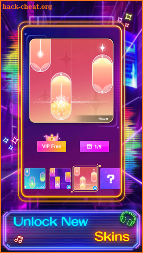Beat Notes Cyber Music Game screenshot