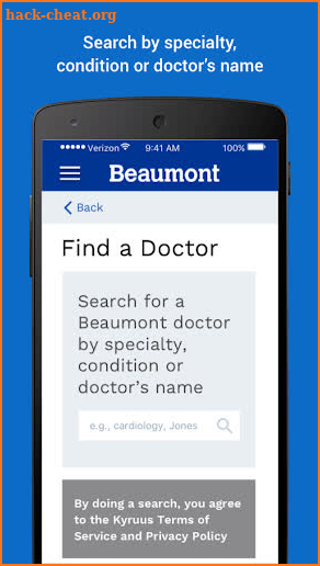 Beaumont Health screenshot