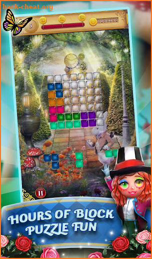 Beautiful Block Puzzles Wacky Wonderland 1010 game screenshot