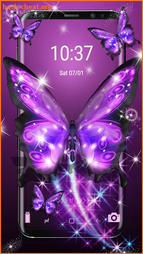 Beautiful Butterfly - locker theme screenshot