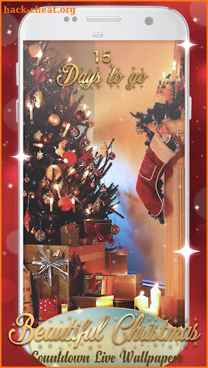 Beautiful Christmas Countdown Live Wallpaper screenshot