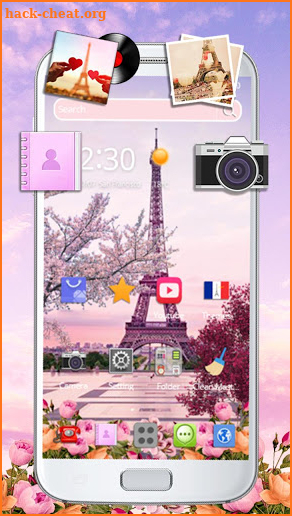 Beautiful Eiffel Tower Love Theme🗼 screenshot