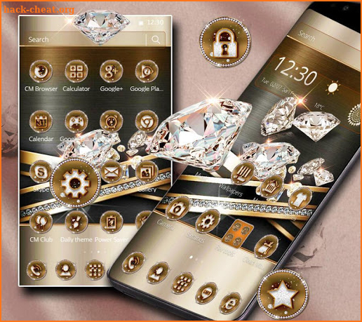 Beautiful Golden Diamond screenshot