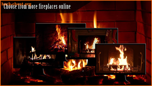 Beautiful Log Fireplaces HD screenshot