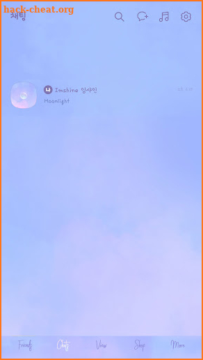 Beautiful pastel sky & moon screenshot