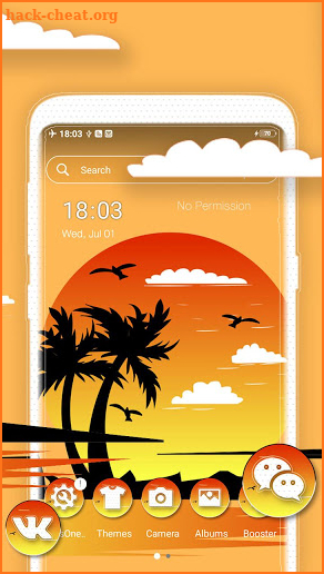 Beautiful Sunset  Launcher Theme screenshot