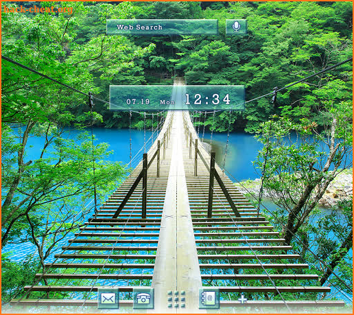 Beautiful Wallpaper Bridge of Dreams Theme screenshot