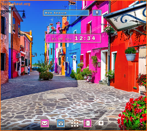 Beautiful Wallpaper Colorful Burano Theme screenshot