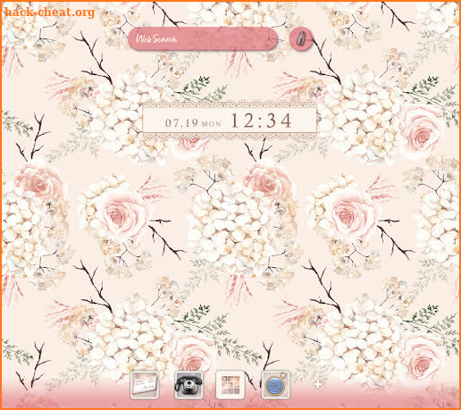 Beautiful Wallpaper Dried Flowers Watercolor Theme screenshot
