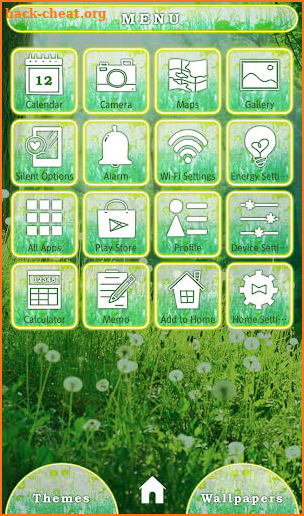 Beautiful Wallpaper Green Forest Theme screenshot