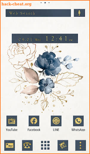 Beautiful Wallpaper Modern Flower Theme screenshot
