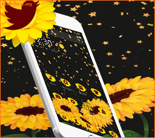 Beautify Yellow Sunflower Theme screenshot