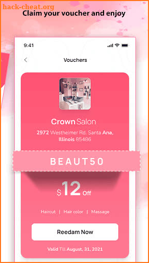 Beautique - Your salon app screenshot