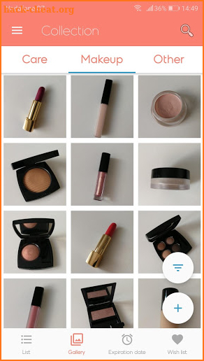 Beautistics, smart cosmetic bag, budget screenshot