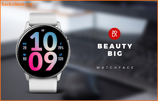 Beauty Big Watch Face screenshot