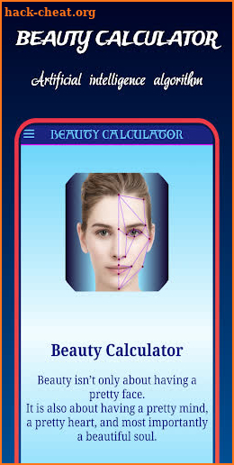Beauty Calculator beauty score screenshot