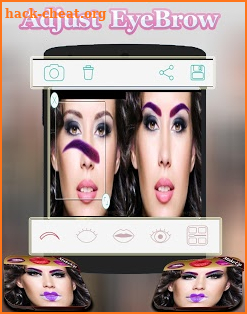 Beauty Cam Makeup : Add Eyebrow + Eyelashes + Lips screenshot