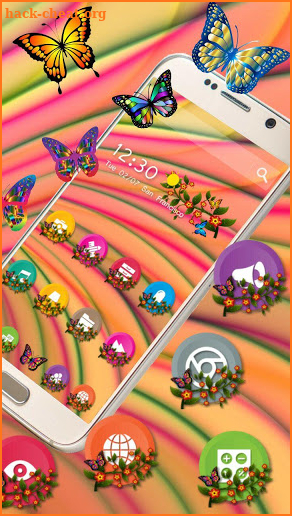 Beauty Colorful Nature Butterfly Theme screenshot
