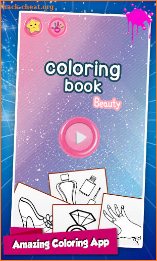 Beauty Coloring Book For Kids - ART Game screenshot