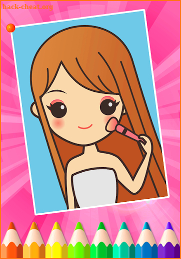 Beauty Coloring Book Games screenshot