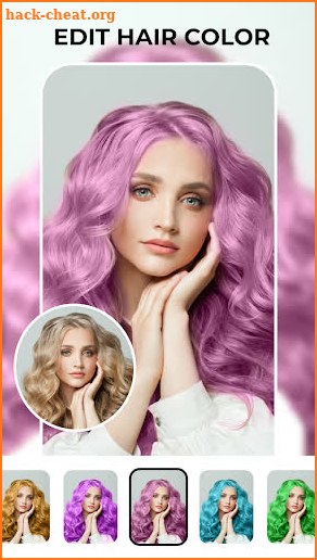 Beauty hair:Hair color & style screenshot